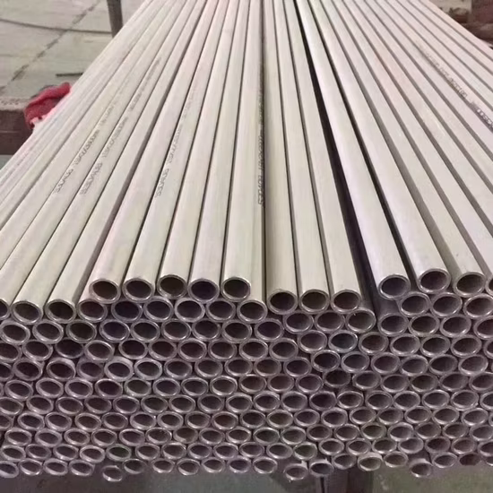 ASTM 201 304 304L 316 316L 321 S32205 S32750 Tubo de aço inoxidável estirado a frio sem costura