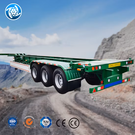 Semi-reboques fabricados na China acessíveis e eficientes